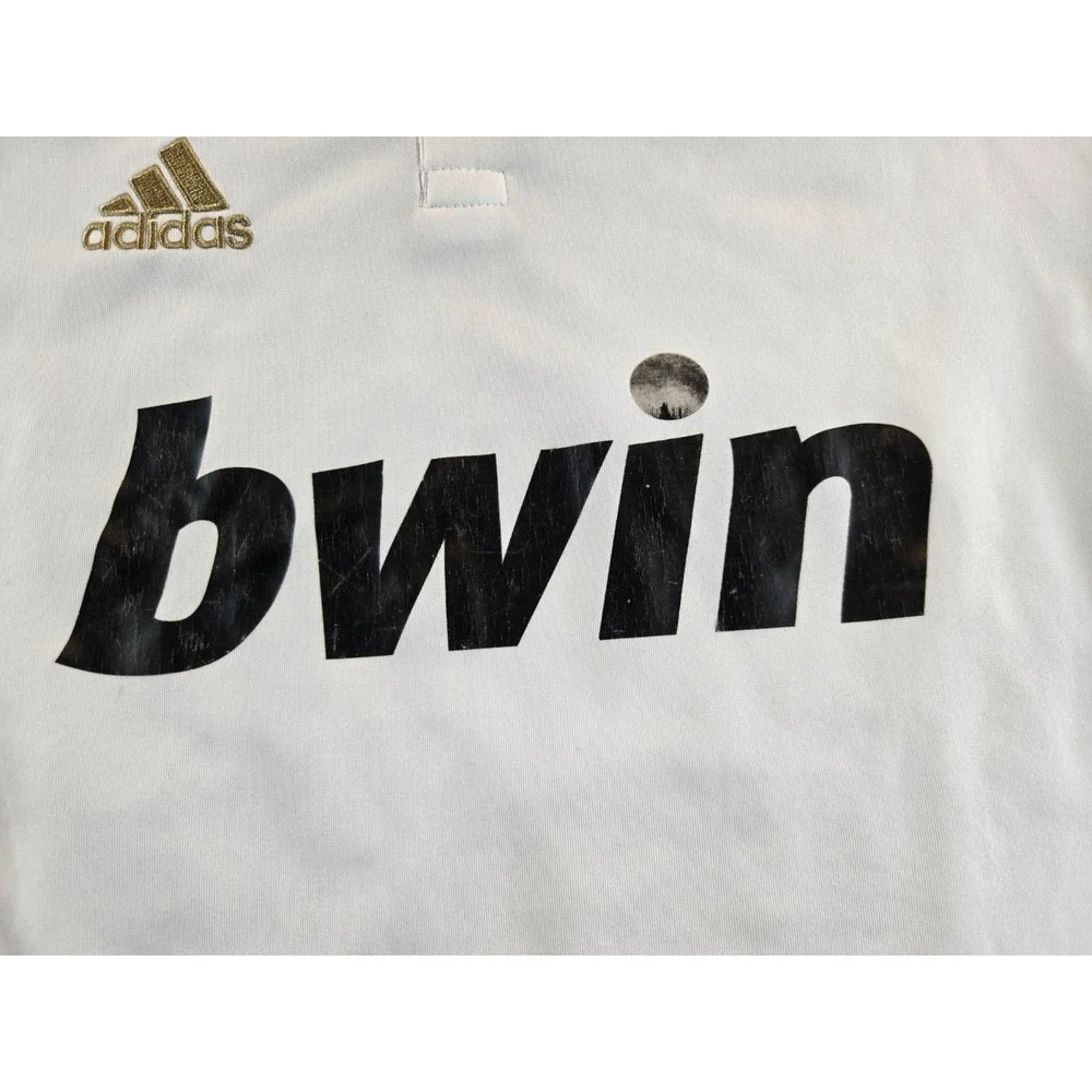 REAL MADRID 2011 2012‎ ADIDAS MENS M HOME FOOTBALL SHIRT SOCCER JERSEY JULIANO